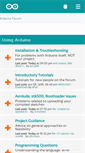 Mobile Screenshot of forum.arduino.cc